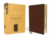 bokomslag KJV, Thompson Chain-Reference Bible, Genuine Leather, Calfskin, Brown, Red Letter, Comfort Print
