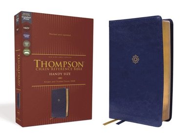 bokomslag NKJV, Thompson Chain-Reference Bible, Handy Size, Leathersoft, Navy, Red Letter, Comfort Print