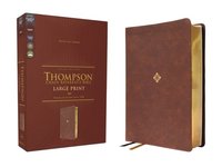 bokomslag NKJV, Thompson Chain-Reference Bible, Large Print, Leathersoft, Brown, Red Letter, Comfort Print