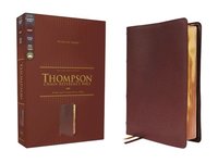 bokomslag Nkjv, Thompson Chain-Reference Bible, Genuine Leather, Calfskin, Burgundy, Red Letter, Comfort Print