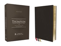 bokomslag Nkjv, Thompson Chain-Reference Bible, Premium Goatskin Leather, Black, Premier Collection, Black Letter, Art Gilded Edges, Comfort Print