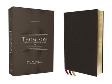 bokomslag NKJV, Thompson Chain-Reference Bible, Premium Goatskin Leather, Black, Premier Collection, Black Letter, Art Gilded Edges, Comfort Print