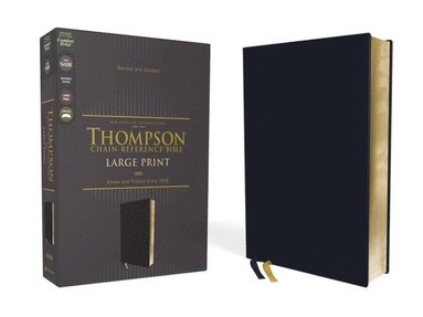 bokomslag NASB, Thompson Chain-Reference Bible, Large Print, Leathersoft, Navy, 1995 Text, Red Letter, Comfort Print