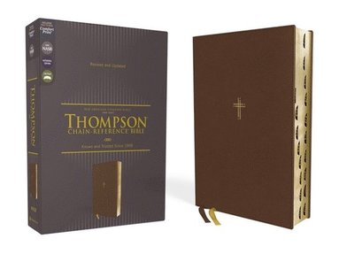 bokomslag NASB, Thompson Chain-Reference Bible, Leathersoft, Brown, 1995 Text, Red Letter, Thumb Indexed, Comfort Print