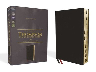 bokomslag NASB, Thompson Chain-Reference Bible, Genuine Leather, Calfskin, Black, 1995 Text, Red Letter, Thumb Indexed, Comfort Print