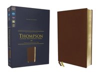 bokomslag Niv, Thompson Chain-Reference Bible, Genuine Leather, Buffalo, Brown, Red Letter, Art Gilded Edges, Comfort Print