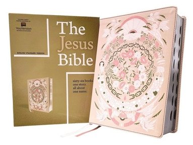bokomslag Jesus Bible Artist Edition, ESV, (With Thumb Tabs to Help Locate the Books of the Bible), Leathersoft, Peach Floral, Thumb Indexed