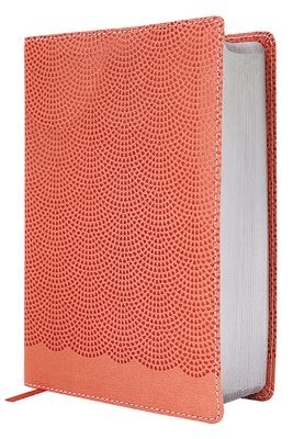 NIrV, Giant Print Compact Bible, Leathersoft, Peach, Comfort Print 1