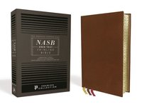 bokomslag NASB, Thinline Bible, Premium Goatskin Leather, Brown, Premier Collection, Black Letter, Gauffered Edges, 2020 Text, Comfort Print