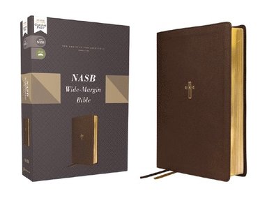 bokomslag NASB, Wide Margin Bible, Leathersoft, Brown, Red Letter, 1995 Text, Comfort Print