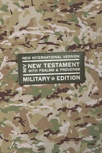 bokomslag Niv, New Testament with Psalms and Proverbs, Military Edition, Compact, Paperback, Military Camo, Comfort Print
