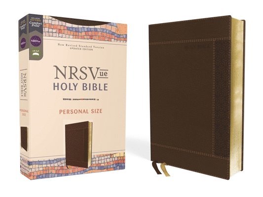 NRSVue, Holy Bible, Personal Size, Leathersoft, Brown, Comfort Print 1