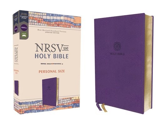 Zondervan - NRSVue, Holy Bible, Personal Size, Leathersoft, Purple, Comfort Print, Inbunden