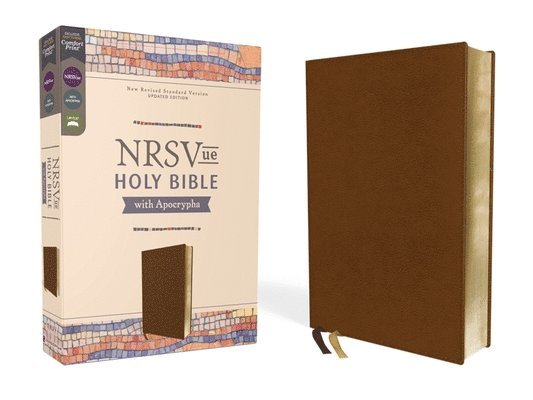 NRSVue, Holy Bible with Apocrypha, Leathersoft, Brown, Comfort Print 1