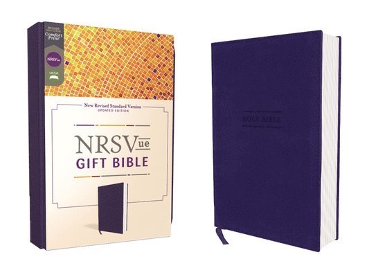 NRSVue, Gift Bible, Leathersoft, Blue, Comfort Print 1