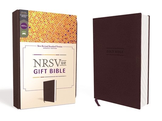 NRSVue, Gift Bible, Leathersoft, Burgundy, Comfort Print 1