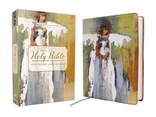 NRSVue, Holy Bible, Anne Neilson Angel Art Series, Leathersoft, Multi-Color, Comfort Print 1
