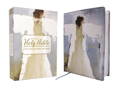 bokomslag Amplified Holy Bible, Anne Neilson Angel Art Series, Leathersoft, Blue