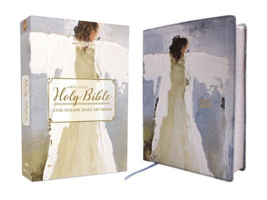 Amplified Holy Bible, Anne Neilson Angel Art Series, Leathersoft, Blue 1