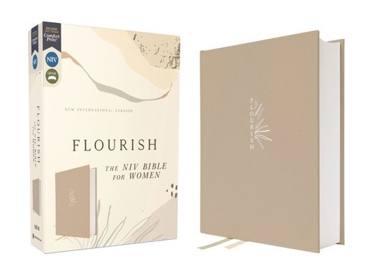 Flourish: The Niv Bible For Women, Cloth Over Board, Cream, Comfort Print 1