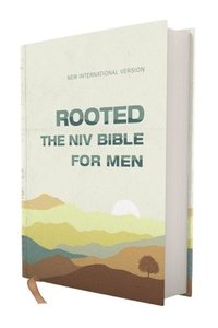 bokomslag Rooted: The Niv Bible For Men, Hardcover, Cream, Comfort Print