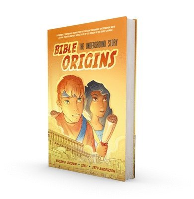 Bible Origins (Portions of the New Testament + Graphic Novel Origin Stories), Hardcover, Orange 1