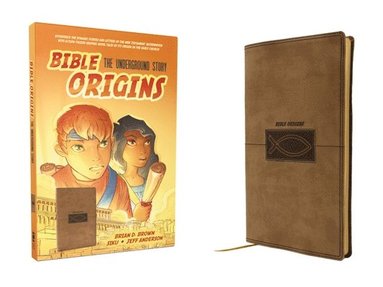 bokomslag Bible Origins (Portions of the New Testament + Graphic Novel Stories), Leathersoft, Tan