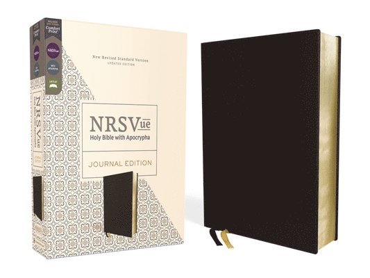 NRSVue, Holy Bible with Apocrypha, Journal Edition, Leathersoft, Black, Comfort Print 1