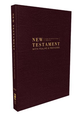 bokomslag Niv, New Testament with Psalms and Proverbs, Pocket-Sized, Paperback, Burgundy, Comfort Print