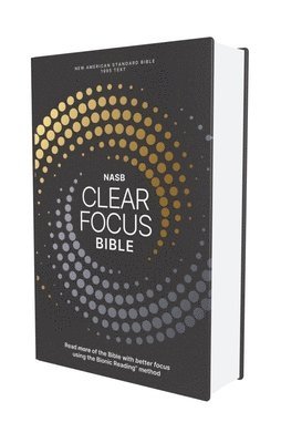 NASB, Clear Focus Bible, Hardcover, Charcoal/Gold 1