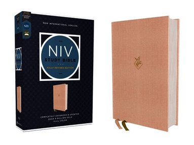 Zondervan Zondervan, Kenneth L. Barker, Mark L. Strauss - NIV Study Bible, Fully Revised Edition (Study Deeply. Believe Wholeheartedly.), Cloth over Board, Pink, Red Letter, Comfort Print, Inbunden