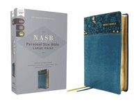 bokomslag NASB, Personal Size Bible, Large Print, Leathersoft, Teal, Red Letter, 1995 Text, Comfort Print