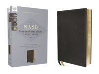 bokomslag NASB, Personal Size Bible, Large Print, Genuine Leather, Calfskin, Black, Red Letter, 1995 Text, Comfort Print