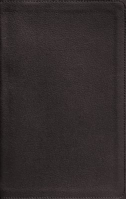 NASB, Personal Size Bible, Large Print, Genuine Leather, Calfskin, Black, Red Letter, 1995 Text, Thumb Indexed, Comfort Print 1