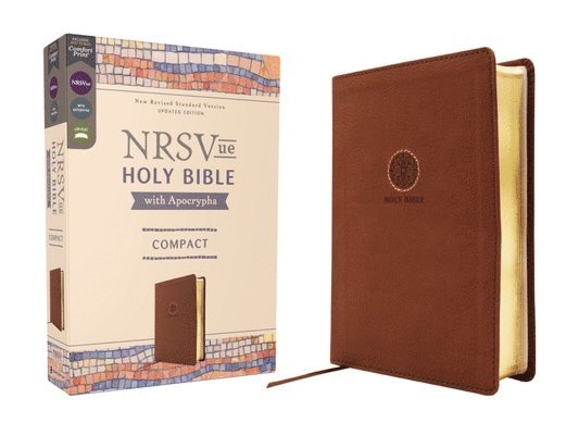 NRSVue, Holy Bible with Apocrypha, Compact, Leathersoft, Brown, Comfort Print 1