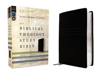 Zondervan Publishing, D. A. Carson - Niv, Biblical Theology Study Bible (Trace the Themes of Scripture), Leathersoft, Black, Comfort Print: Follow God's Redemptive Plan as It Unfolds Thro, Inbunden