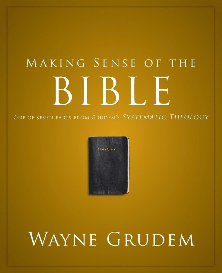 Making Sense Of The Bible 1