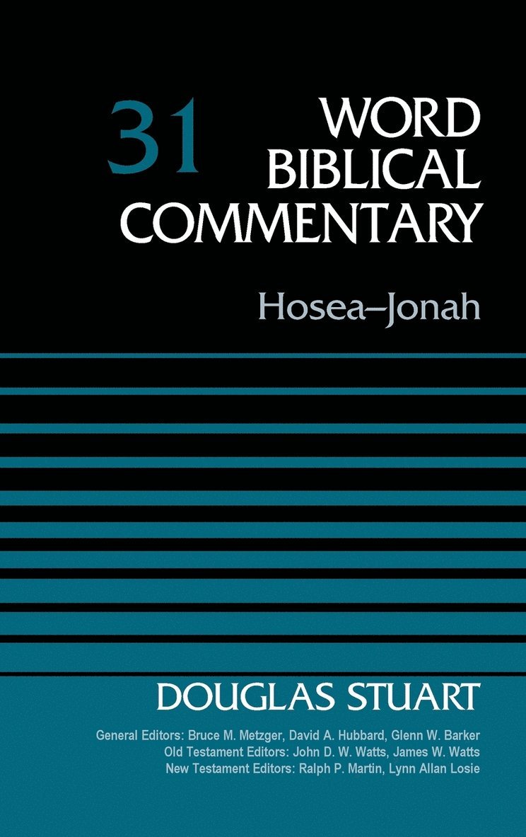 Hosea-Jonah: Volume 31 1