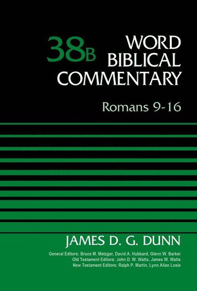 bokomslag Romans 9-16, Volume 38B