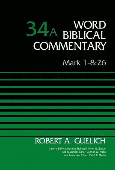 bokomslag Mark 1-8:26, Volume 34a: 34