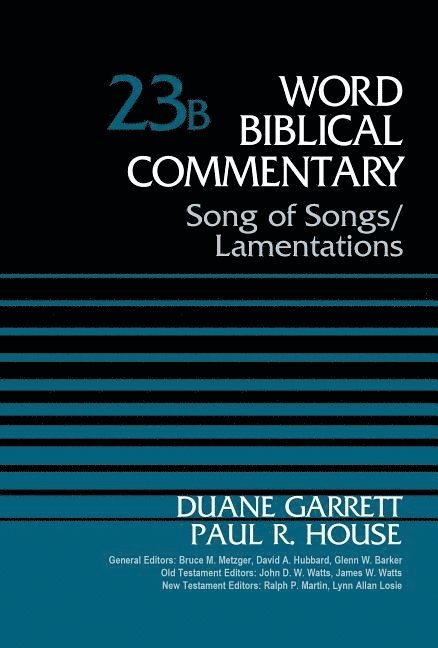 Song of Songs and Lamentations, Volume 23B 1