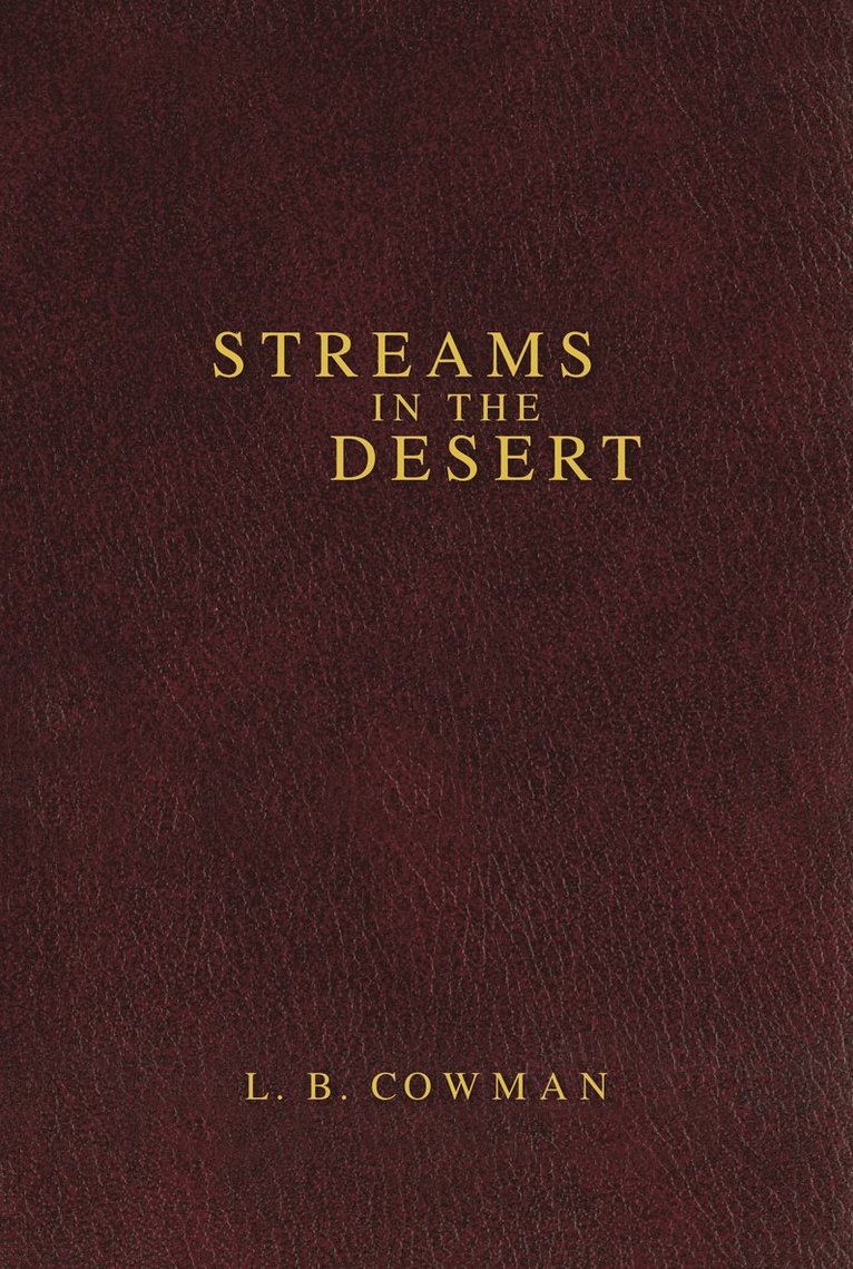 Contemporary Classic/Streams in the Desert