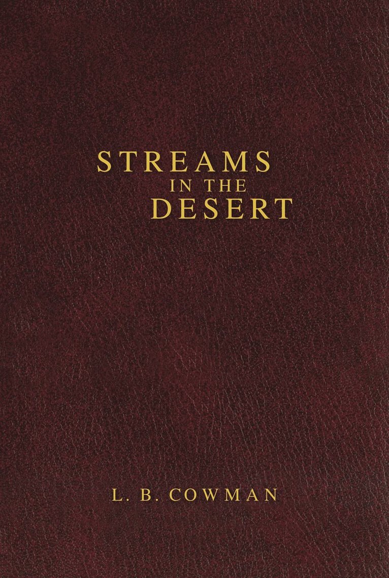 Contemporary Classic/Streams in the Desert 1