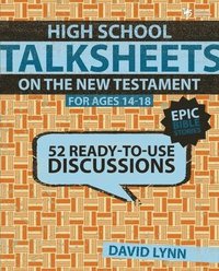 bokomslag High School Talksheets on the New Testament, Epic Bible Stories