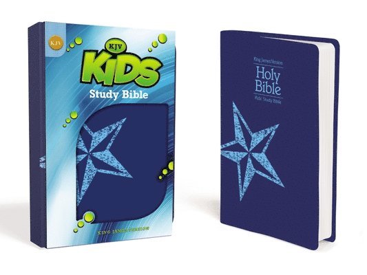 KJV, Kids Study Bible, Leathersoft, Blue 1