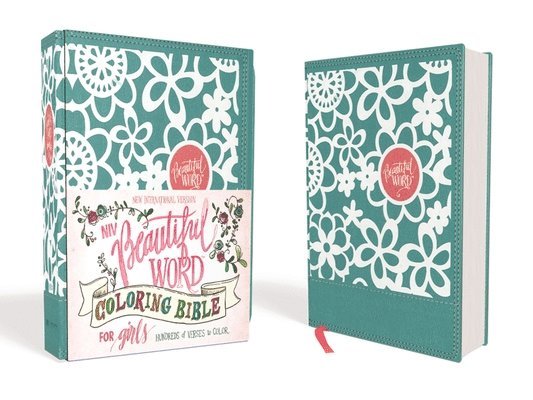 Niv, Beautiful Word Coloring Bible for Girls, Leathersoft Over Board, Teal 1