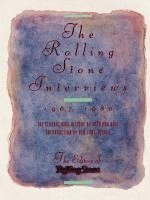 bokomslag The Rolling Stone Interviews