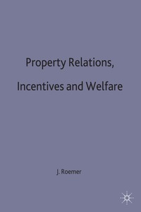 bokomslag Property Relations, Incentives and Welfare