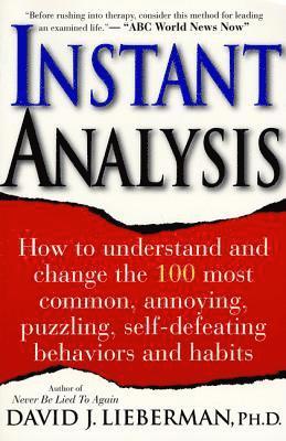 David J. Lieberman - Instant Analysis, Inbunden