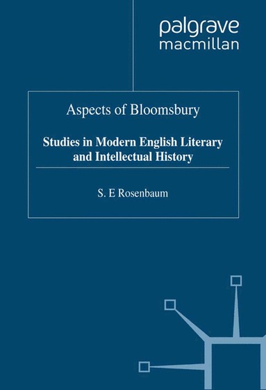 bokomslag Aspects of Bloomsbury